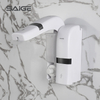 Saige Белый настенный ручной дозатор жидкого мыла для ванной комнаты, 200 мл*2, для душа