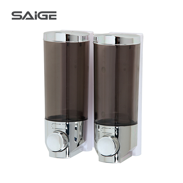 Saige 350 мл*2 Настенный пластиковый дозатор дезинфицирующего средства для рук для ванной комнаты